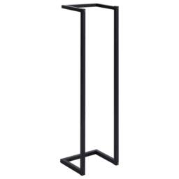 Berkfield Home Towel Rack Black 25x20x95 cm Iron - Size: 25 x 20 x 95 cm - thumbnail 2