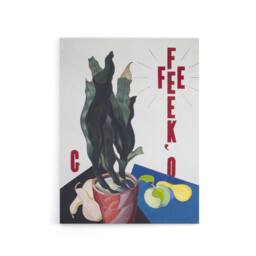 "Artery8 O Keeffe Stylised Poster Portrait Demuth Canvas Wall Art Print in White - Size: W12"" x H16""" - thumbnail 1