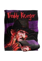 Warner Brothers Nightmare On Elm Street Silky Touch Super Soft Throw Blanket 152x127cm in White - Size: 152x127 cm - thumbnail 2