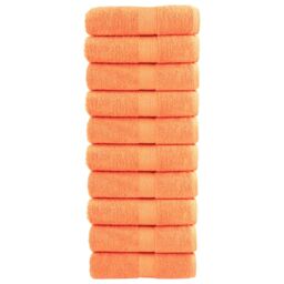 Berkfield Home Premium Guest Towels SOLUND 10 pcs Orange 30x50 cm 600 gsm