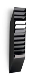 Durable FLEXIBOXX 12 Wall Mounted Literature Tray - A4 Portrait - Black - Size: 1 Pack - thumbnail 1