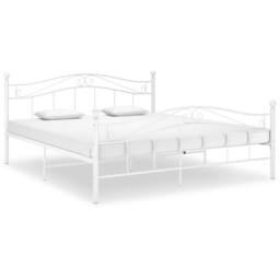 Berkfield Home Bed Frame White Metal 180x200 cm Super King - thumbnail 2