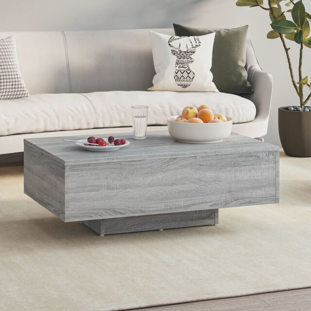 Berkfield Home Coffee Table Grey Sonoma 85x55x31 cm Engineered Wood - Size: 85 x 55 x 31 cm - image 1