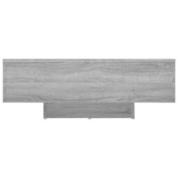 Berkfield Home Coffee Table Grey Sonoma 85x55x31 cm Engineered Wood - Size: 85 x 55 x 31 cm - thumbnail 5