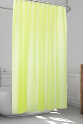 Neel Blue Shower Curtain With 12 Hooks, Mould & Mildew Resistant, Washable PEVA - 180x180cm in Green - Size: 180 cm width x 180 cm drop - thumbnail 6