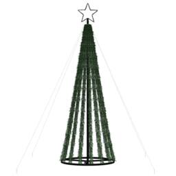 Berkfield Home Beautiful Christmas Tree Light Cone 275 LEDs Blue 180 cm - thumbnail 5