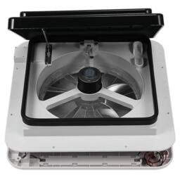 Havendro Roof Vent Fan Camper Van Caravan Skylight With 4 LED Lights in White