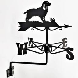 Buttercup Farm Mini Springer Spaniel Weathervane - Steel - L38xW38xH48.5 cm - Black - thumbnail 2
