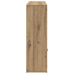 Berkfield Home Book Cabinet Artisan Oak 98x29x97.5 cm Engineered Wood in Brown - thumbnail 7