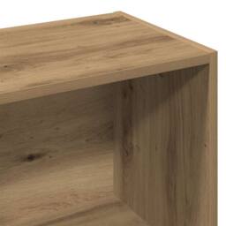 Berkfield Home Book Cabinet Artisan Oak 98x29x97.5 cm Engineered Wood in Brown - thumbnail 9