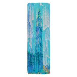 Benjamin Tate Design Crazy Blue Ben Runner Rug in Natural - Size: 67 cm x 230 cm - thumbnail 1