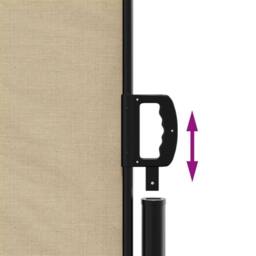 Berkfield Home Retractable Side Awning Beige 140x1200 cm - thumbnail 6