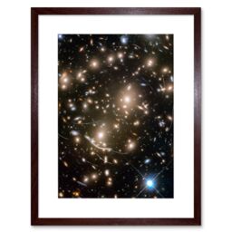 Artery8 Wall Art Print Hubble Space Astronomy Asteroids In Hubble Frontier Field Abell 370 Galaxy Cluster Gravitational Lensing Asteroid Trails - thumbnail 1