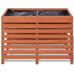 Berkfield Home Planter 100x50x71 cm Wood in Brown - Size: 100 x 50 x 71 cm - thumbnail 1