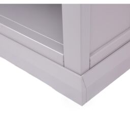 Cabinet Bits Bookcase with plinth 120x90x25cm in Grey - Size: 120 x 90 x 25 cm - thumbnail 6