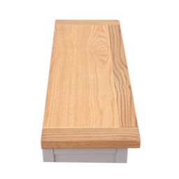 Cabinet Bits Bookcase with plinth 120x90x25cm in Grey - Size: 120 x 90 x 25 cm - thumbnail 4