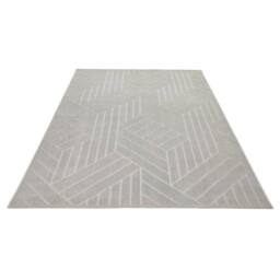 The Rug Shop UK Grey Modern Abstract Polyester Jute Backing Area Rug - Size: 240 cm x 330 cm - thumbnail 4
