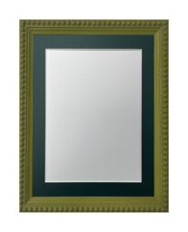 Frames by Post Crown Olive Green with Mount 30 x 30 CM for Image Size 8 x 8 Inch in Dark Olive - thumbnail 1