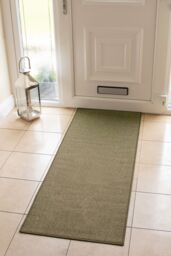 JVL Eden Machine Washable Latex Backed Runner Doormat 57x150cm, Latte in Beige - Size: 50 cm x 150 cm - thumbnail 2