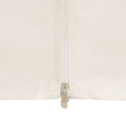 Wyld and Coco Garden Gazebo Beige Polyester Curtains Black Powder Coat Steel UV - thumbnail 7