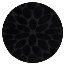 RugsX Dywaniki Łazienkowe Rug in Black - Size: 100 cm diameter - thumbnail 1