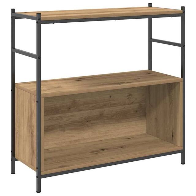 Berkfield Home Book Cabinet Artisian Oak 80x30x78, 5 cm Engineered Wood in Brown - image 1