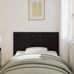 Berkfield Home Classic Bed Headboard Black Oak 120x1, 5x80 cm Engineered Wood