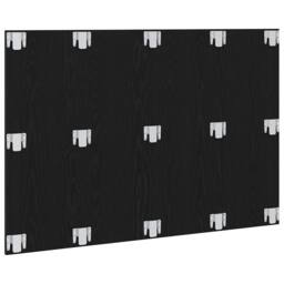 Berkfield Home Classic Bed Headboard Black Oak 120x1, 5x80 cm Engineered Wood - thumbnail 6