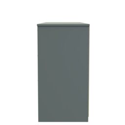 Ready Assembled 2 U Washington 6 Drawer Kneehole Desk (Ready Assembled) in Pale Green - thumbnail 2