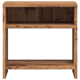 Berkfield Home Bedside Cabinet¬†Old Wood 40x30x40 cm Engineered Wood in Brown - Size: 40 x 30 x 40 cm - thumbnail 5