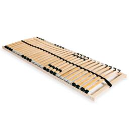 Berkfield Home Slatted Bed Base with 28 Slats 7 Zones 80x200 cm in Light Tan - thumbnail 2