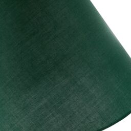 Happy Homewares Traditional Cotton Coolie Lampshade Suitable for Table Lamp or Pendant in Dark Green - Size: 10 inches - thumbnail 4