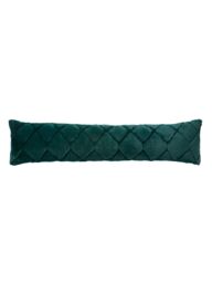 Catherine Lansfield 'Cosy Diamond' Draught Excluder in Bottle Green - thumbnail 3