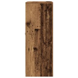 Berkfield Home Sideboard with LED Lights Old Wood 60, 5x37x100 cm in Brown - Size: 5 x 37 x 100 cm - thumbnail 7