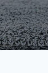 Homescapes Luxury Pedestal Mat Reversible 1600GSM 100% Cotton, 50 x 55cm Bath Mat in Grey - Size: 50 x 55 cm - thumbnail 5