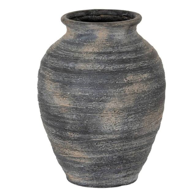Lemon Pavilion Furniture and Decor Marra Large Olpe Vase - Ceramic - L29 x W29 x H42 cm - Black - image 1