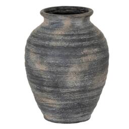 Lemon Pavilion Furniture and Decor Marra Large Olpe Vase - Ceramic - L29 x W29 x H42 cm - Black