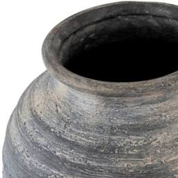 Lemon Pavilion Furniture and Decor Marra Large Olpe Vase - Ceramic - L29 x W29 x H42 cm - Black - thumbnail 2