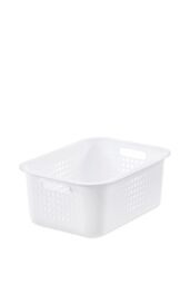 SmartStore d Basket 15' with bamboo lids x2 in White - thumbnail 2