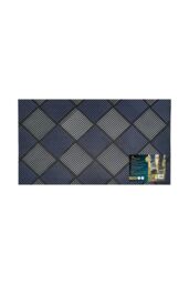 JVL Platina Scraper Rubber Doormat 40x70cm Silver/Blue in Blue - Size: 40 cm x 70 cm - thumbnail 6