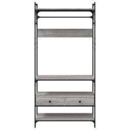 Berkfield Home Wardrobe with Drawers Grey Sonoma 89x39x184.5 cm Engineered Wood - thumbnail 6