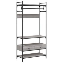 Berkfield Home Wardrobe with Drawers Grey Sonoma 89x39x184.5 cm Engineered Wood - thumbnail 2