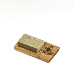 Selbrae House Autumn Acorns Oak Soap Dish & Soap Set in Light Oak - thumbnail 1
