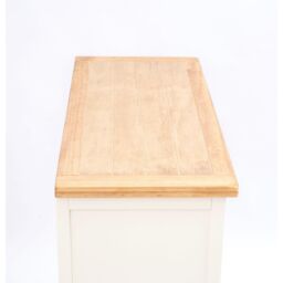 Cabinet Bits Maggiori 5 Drawer Chest of Drawers Wood Knob in Off-White - thumbnail 5