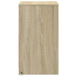 Berkfield Home Bedside Cabinets with LED Lights 2 pcs Sonoma Oak Engineered Wood in Light Oak - thumbnail 7