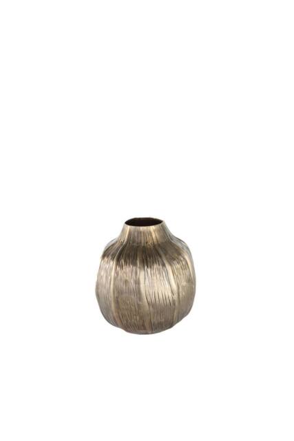 KDMD Antique Gold Eros Poppy Vase H18 x Dia17cm - image 1