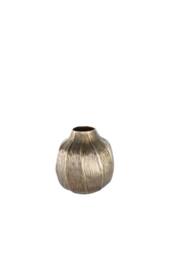 KDMD Antique Gold Eros Poppy Vase H18 x Dia17cm - thumbnail 2