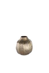 KDMD Antique Gold Eros Poppy Vase H18 x Dia17cm - thumbnail 1
