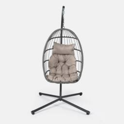 Kelvenix Garden Furniture Patio Seat Hammock grey - Size: 0.6m2