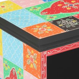 Berkfield Home Media Storage Cabinets & Racks Multicolour Wood Medium in Black - thumbnail 7